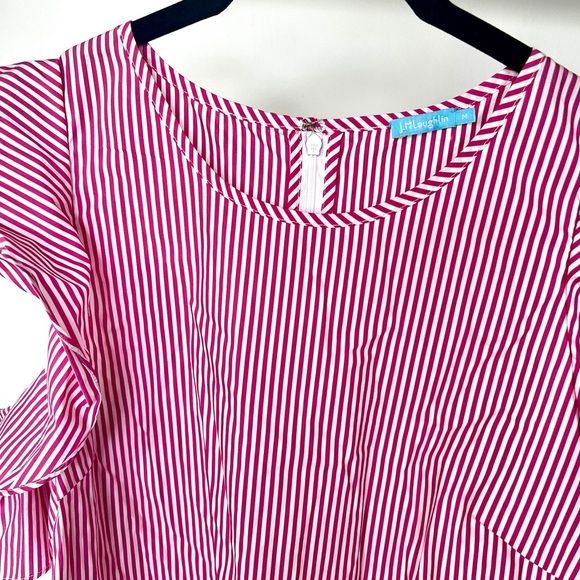 J. McLaughlin Striped Ruffle Dress - Picture 2 of 5